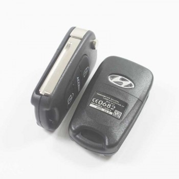 Hyundai 3 button flip folding remote car key cover