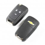Chevrolet 3 button remote flip key shell