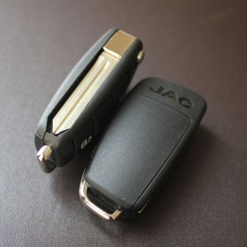 Original JAC T6 2 Button flip remote key