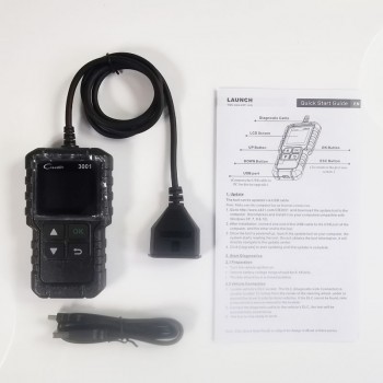 LAUNCH X431 CR3001 Full OBD2 scanner OBDII Code Reader Car Diagnostic tool turn off engine light free update pk cr319 ELM327