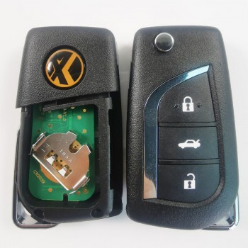 XHORSE VVDI For Toyota Wireless Universal Remote Key 3 Buttons Remote With NXP Chip for VVDI Key Tool